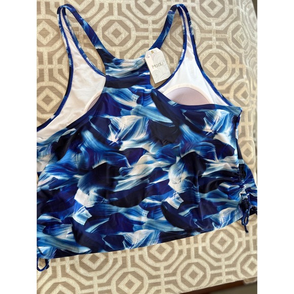 Calypsa by Modli Maya Tankini Swim Top  plus size 4x - Picture 3 of 9